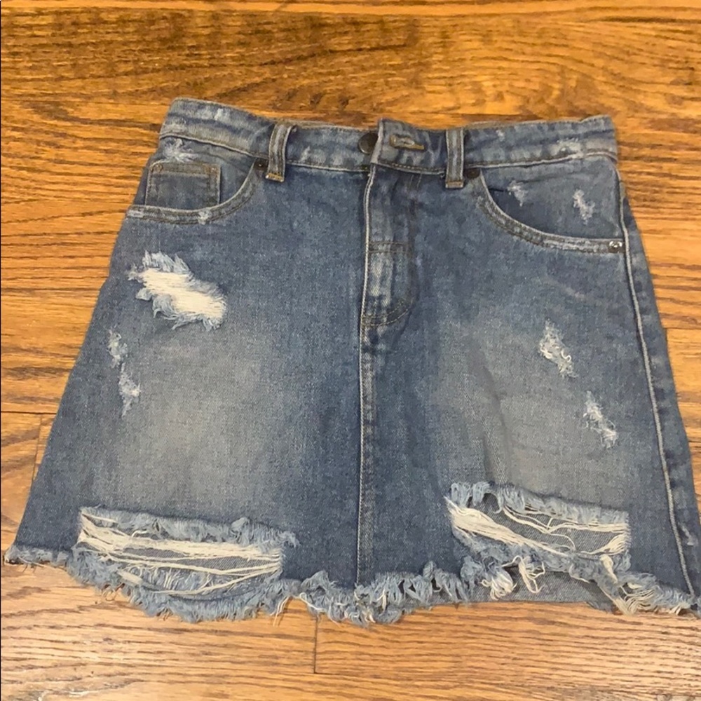 Denim skirt